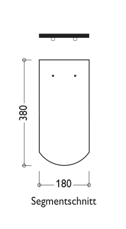 Opal Standard Biber 18 x 38 - Segm. kupferrot eng.