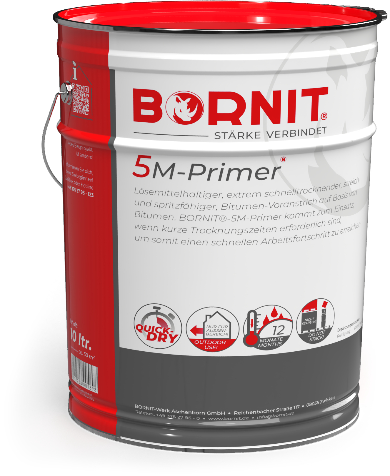 Bornit  5 M - Primer - 10 l schnelltrocknend  lösemittelhaltig
