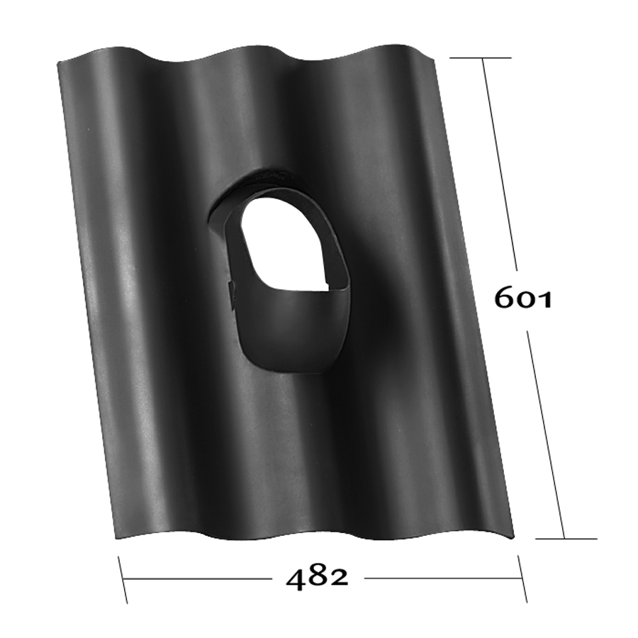 PVC - Grundplatte KE 3035 - Berl.W.  + Profil 5/6 grau
