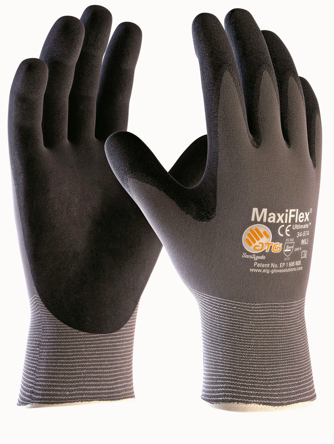 Klempner-Handschuhe Paar - MaxiFlex EN 388 Kat.2 Gr.