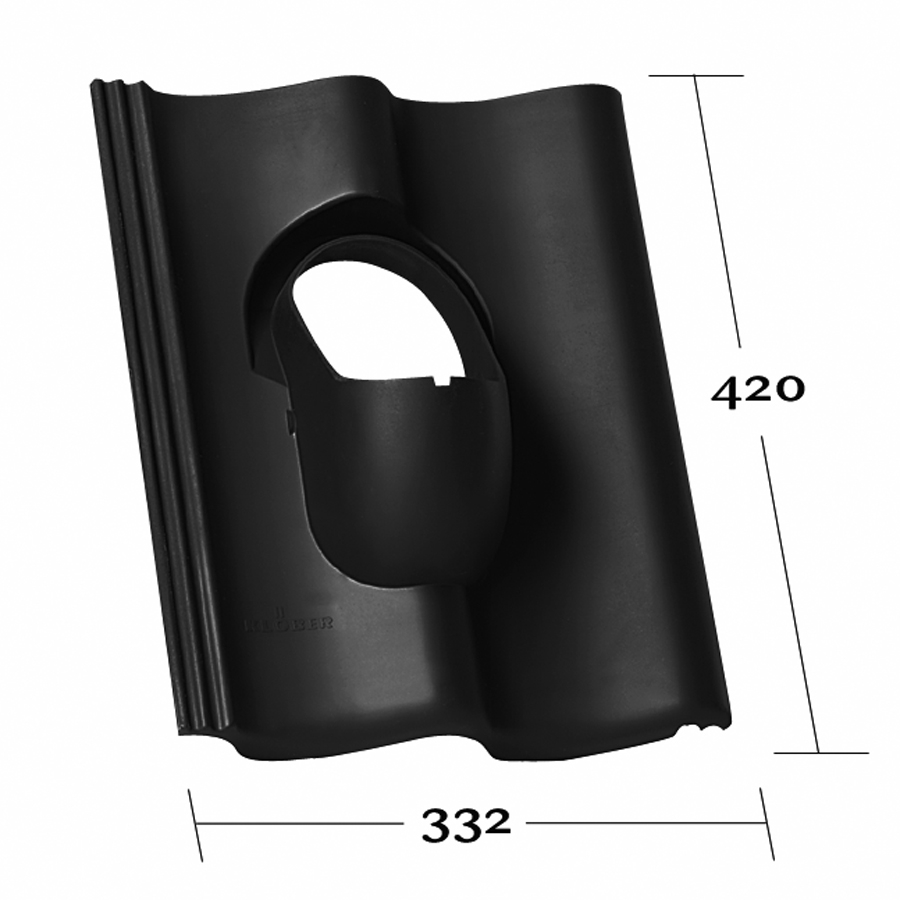 PVC - Grundplatte KE 0009 - Doppel-S + Nel. S grau